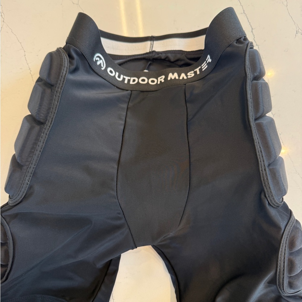 Outdoor Master Black Padded Shorts
